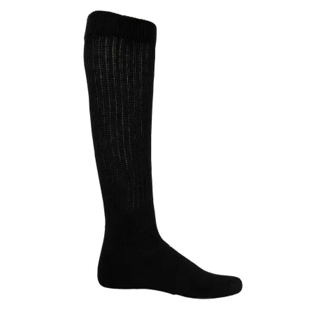 Lot 3 paires chaussettes hautes noires - Tailles 39/42 et 43/46