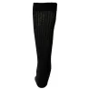 Lot 3 paires chaussettes hautes noires - Tailles 39/42 et 43/46