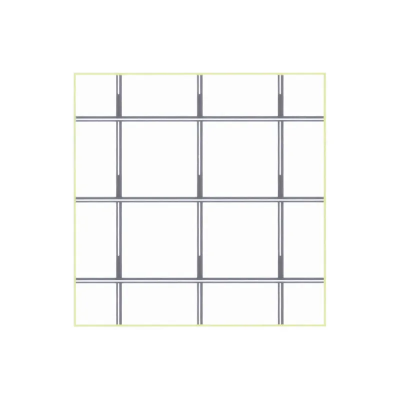 Grillage damier 25x25 mm - Hauteur 1m - Fil 1,75 mm