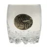 Lot de 6 verres à whisky 30 cl motif gibier en étain