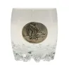 Lot de 6 verres à whisky 30 cl motif gibier en étain