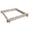 Kit 3 carrés potagers en sapin avec géotextile