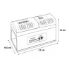 Pack 3 pièges électriques anti-rongeurs 7000V - 21x9,5x12cm