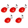 5 abreuvoirs bol rouge pour bidon volailles