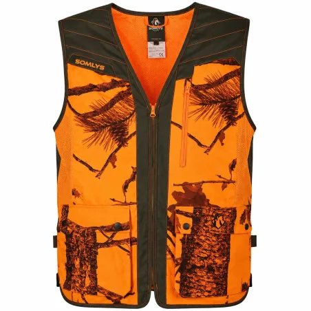 Gilet chasse Classy camo vert/orange S-4XL