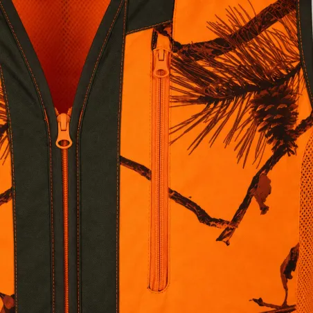 Gilet chasse Classy camo vert/orange S-4XL