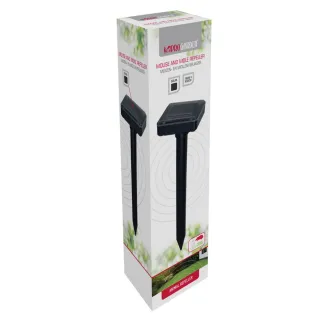 Répulsif solaire ultrasons taupes/souris - 30m de portée