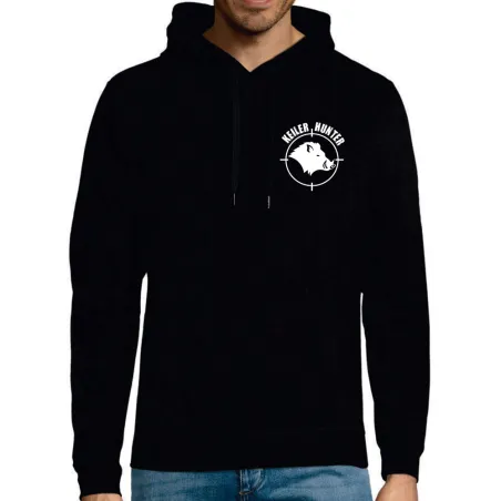 Sweat Keiler Hunter noir - Confort & élégance pour éleveurs