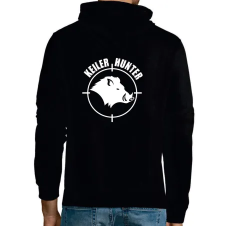 Sweat Keiler Hunter noir - Confort & élégance pour éleveurs
