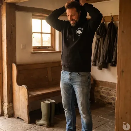 Sweat Keiler Hunter noir - Confort & élégance pour éleveurs