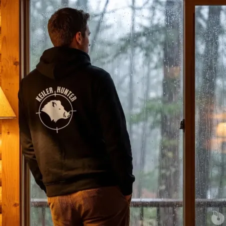 Sweat Keiler Hunter noir - Confort & élégance pour éleveurs
