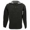 Pull col camionneur gris anthracite pour éleveurs