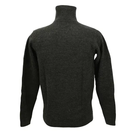 Pull col camionneur gris anthracite pour éleveurs