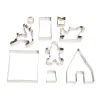 Kit 9 emporte-pièces Noël 3D - Formes festives maison