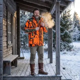 Veste battue Ghostcamo orange fluo M-5XL