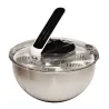 Essoreuse à salade inox à piston 28x17,5 cm - Outdoor
