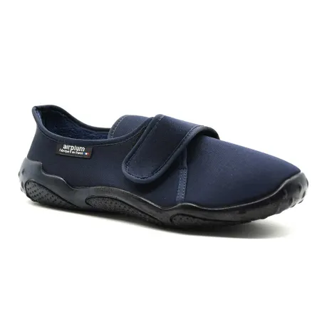Chaussons Dejean marine à scratch - Confort intérieur