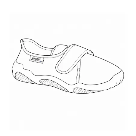 Chaussons Dejean marine à scratch - Confort intérieur