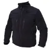 Blouson polaire homme noir - Col montant - 390g/m²