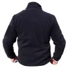 Blouson polaire homme noir - Col montant - 390g/m²