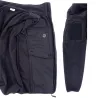 Blouson polaire homme noir - Col montant - 390g/m²
