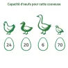 Couveuse semi-auto Novital Covatutto 24 Eco multi-espèces