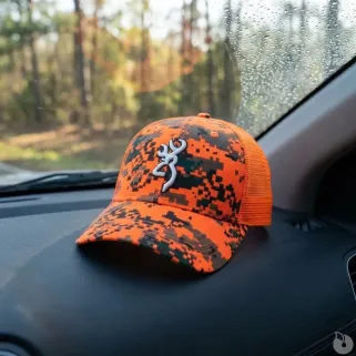Casquette chasse Browning Digi Blaze orange/noir