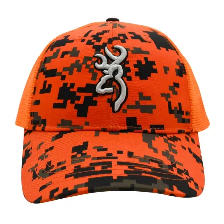 Casquette chasse Browning Digi Blaze orange/noir