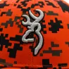 Casquette chasse Browning Digi Blaze orange/noir