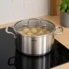 Lot 3 casseroles Tefal Infinite Ø16/18/24 cm + couvercles