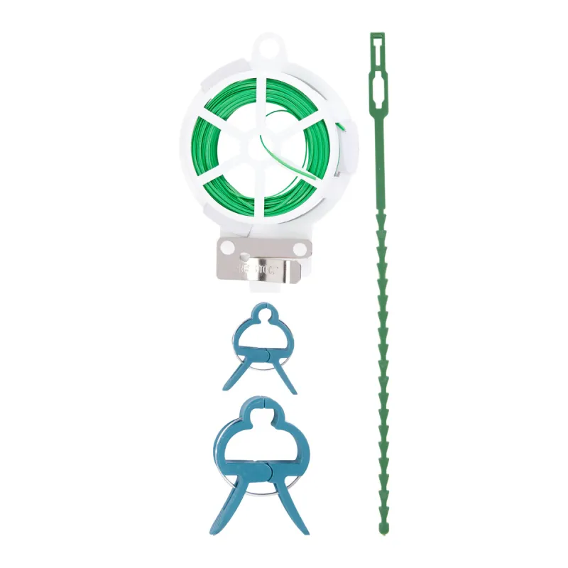 Kit 61 clips de jardinage PP/PE - Attaches et supports