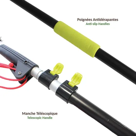 Échenilloir Strong&Easy - Télescopique 4,25 m pour branches