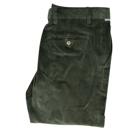 Pantalon noir velours côtelé extensible pour extérieur