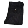 Pantalon noir velours côtelé extensible pour extérieur