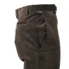 Pantalon noir velours côtelé extensible pour extérieur