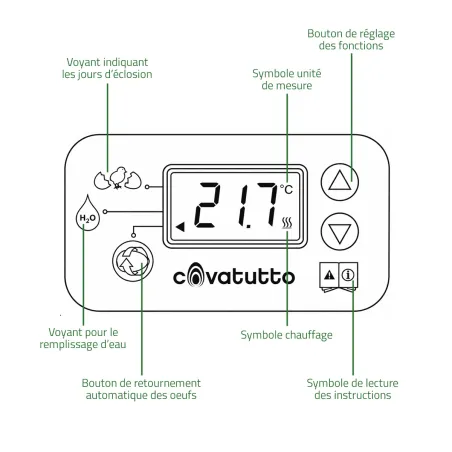 Couveuse Novital Covatutto 16L Pro automatique polyvalente