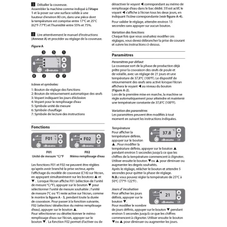 Couveuse Novital Covatutto 16L Pro automatique polyvalente