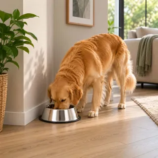 Gamelle chien inox antidérapante - 200 à 2800 ml