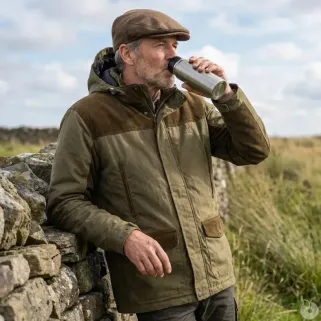 Veste Rambouillet chaude et imperméable marron XL-3XL