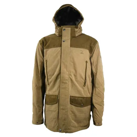 Veste Rambouillet chaude et imperméable marron XL-3XL