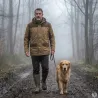 Veste Rambouillet chaude et imperméable marron XL-3XL