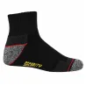 Lot 3 paires chaussettes sécurité courtes - Noir/gris