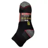 Lot 3 paires chaussettes sécurité courtes - Noir/gris