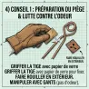 20 pièges à taupes Putange + pince de pose