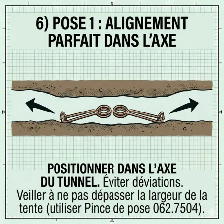 20 pièges à taupes Putange + pince de pose