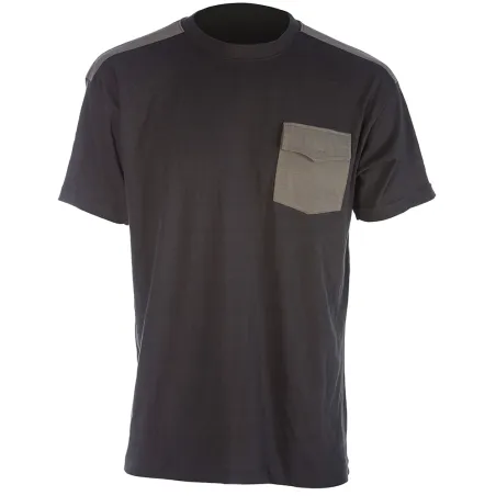 T-shirt travail Brooklyn coton noir/gris M à 4XL