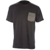 T-shirt travail Brooklyn coton noir/gris M à 4XL