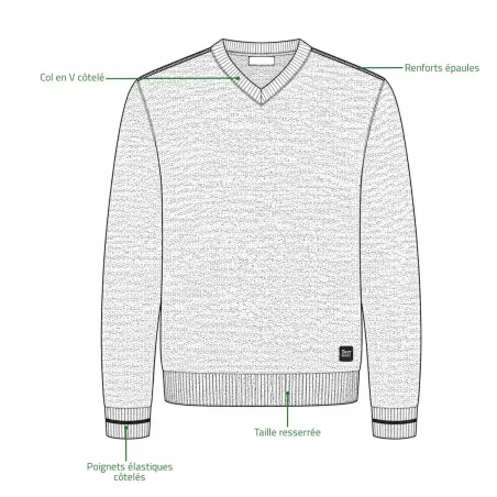 Pull Malro - Chaud et résistant pour éleveurs et jardiniers