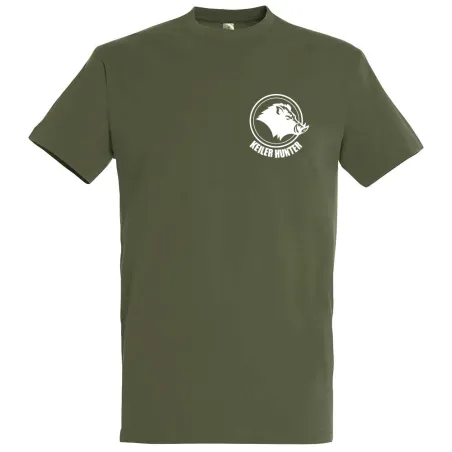 T-Shirt Keiler Hunter kaki coton 190g/m² manches courtes