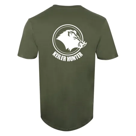 T-Shirt Keiler Hunter kaki coton 190g/m² manches courtes